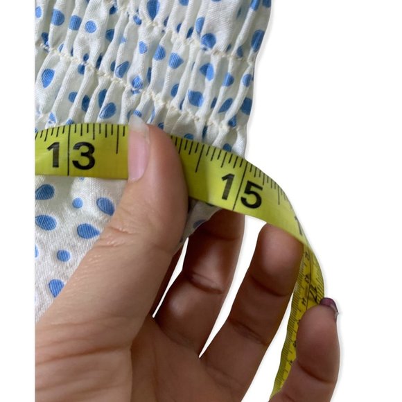 Vintage 70s Handmade Eyelet Pattern Sleeveless Maxi Dress Medium - Picture 7 of 11